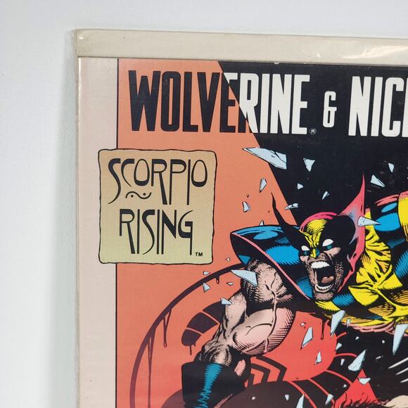 Wolverine & Nick Fury Scorpio Rising‎ #1 Prestige TPB Marvel 1994 McManus Cover - Picture 2 of 5